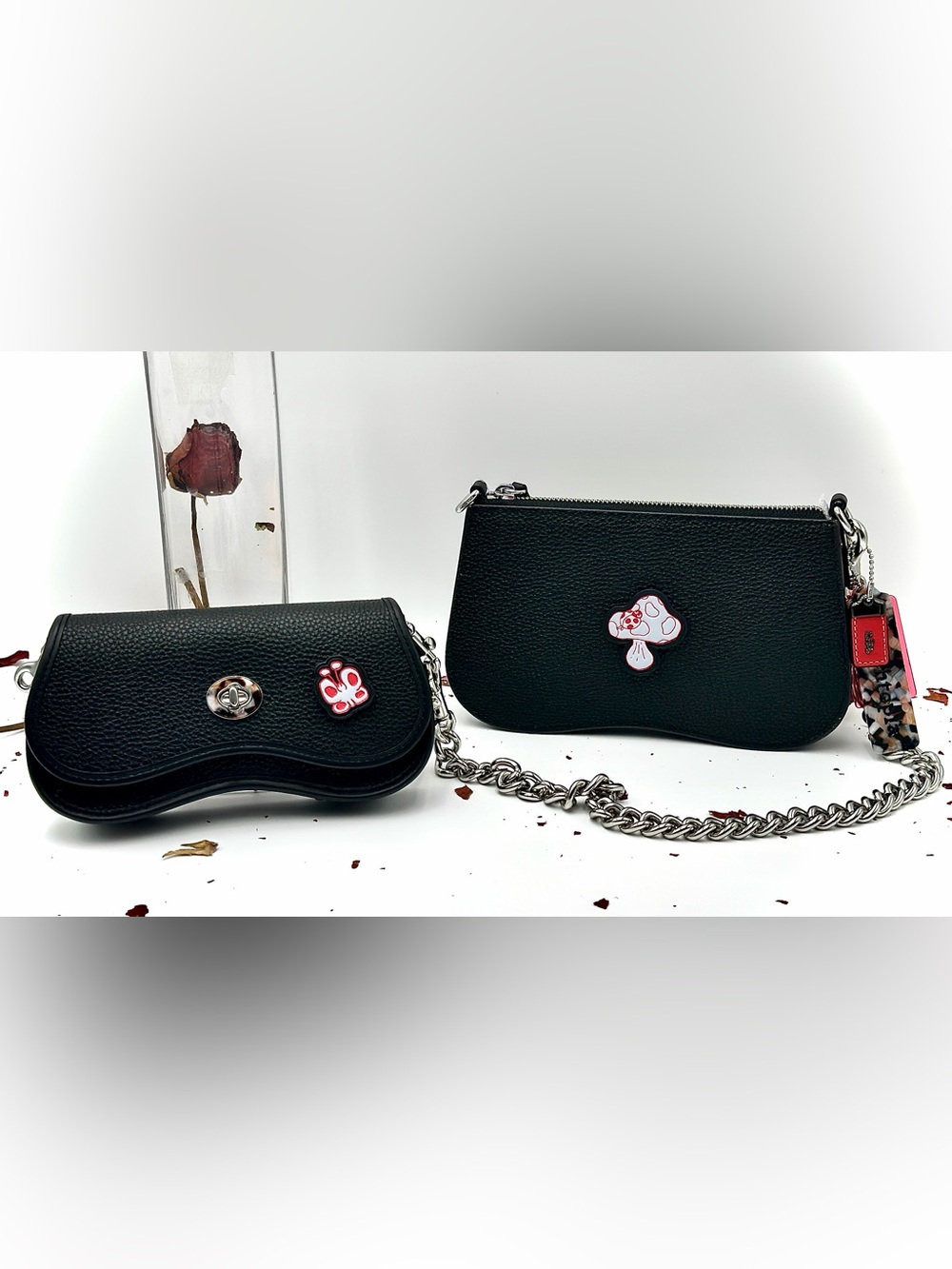 Coachtopia- Wavy Double Pouch Bag